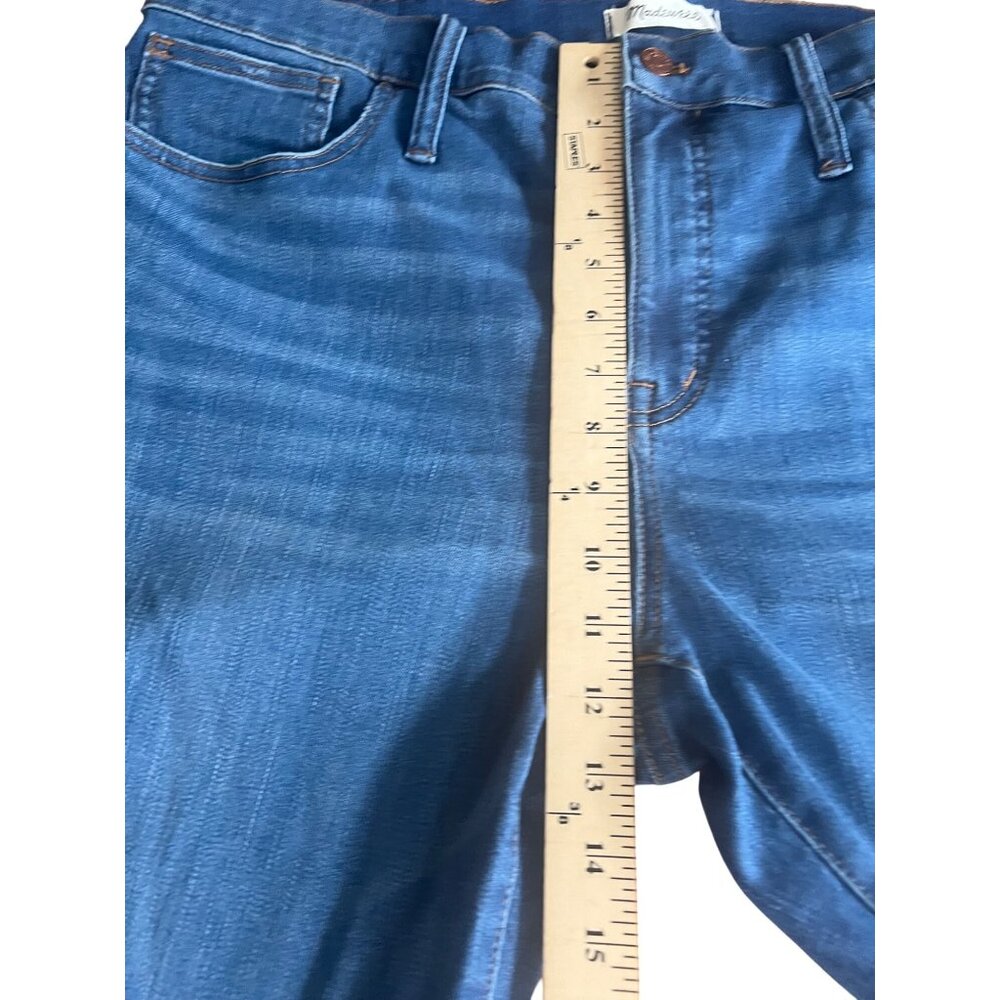Madewell 9" High-Rise Skinny Jeans Stretch Cotton Blend Denim Medium Wash 34 - Picture 9 of 16